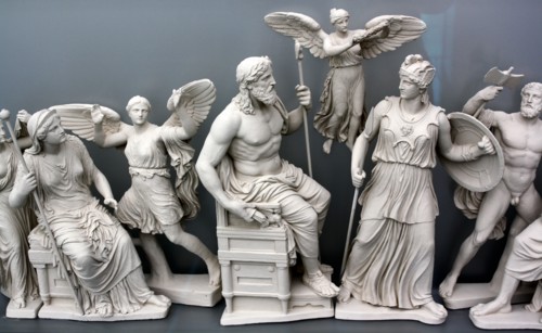 Reconstruction of the east pediment of the Parthenon