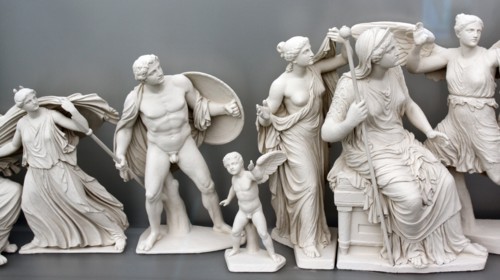 Reconstruction of the east pediment of the Parthenon