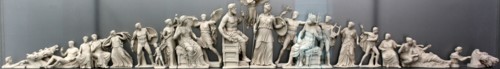 Reconstruction of the east pediment of the Parthenon