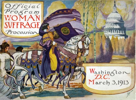Official program - Woman suffrage procession.
