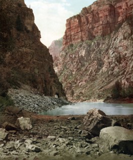 Rainbow at the Grand Canyon by Arnold Genthe