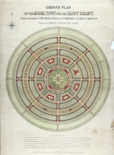 Ground plan of the model town for the happy colony