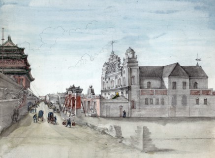 Church in Peking between 1860 and 1900.