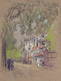 London street; by Joseph Pennell