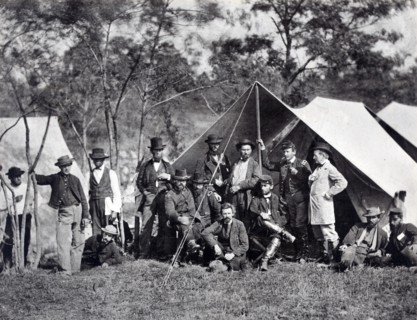 Incidents of the war, group at Secret Service Department Headquarters