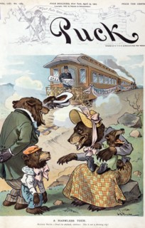 A harmless tour by John Pughe, 1870-1909, artist. Published 1903.