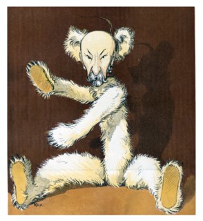 The Charlie bear by Udo Keppler, 1872-1956, artist. 1907.