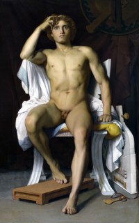 The Wrath of Achilles, by François-Léon Benouville. Dated 1847