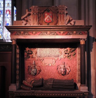 Bristol cathedral in England: Tomb of Dame Joan