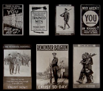 World War I Propaganda Poster.
