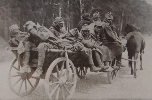 Austrian prisoners of war during world war I.