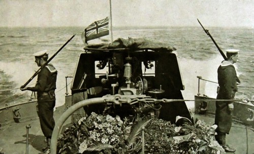 The body of nurse Edith Cavell returned to Britain in 1919.