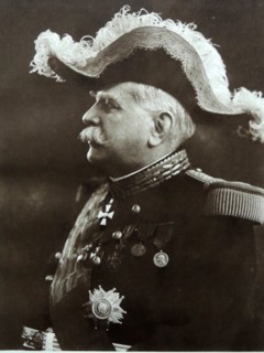 Marshal Joseph Jacques Césaire Joffre, French general.