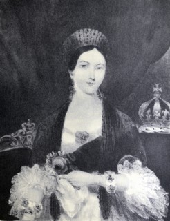 Currier & Ives Illustration. Queen Victoria