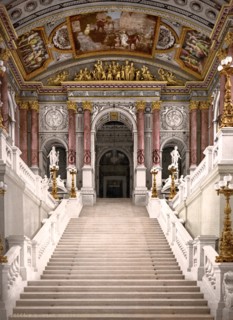 The Opera House, interior, Vienna, Austro-Hungary