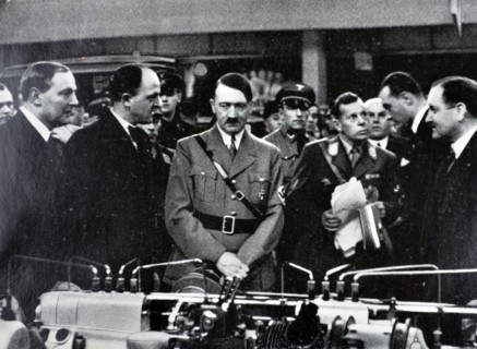 Adolf Hitler at a automobile exhibition in Berlin 1935