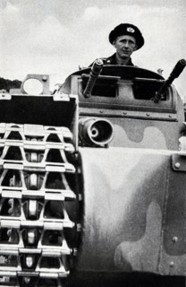 German army tank enters the Rhineland