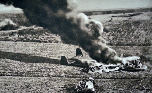 WWII: German aircraft crashed in France