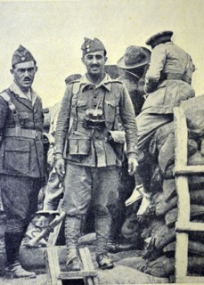 Colonel Francisco Franco as commander of the Spanish foreign legion