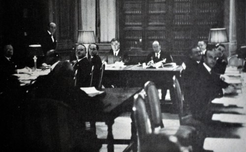 Rome - A Meeting of the Fascist Grand Council