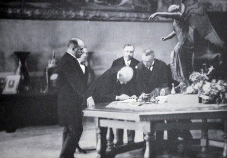 Rome, 16 September 1926 - Signing of the Treaty Italy - Romania