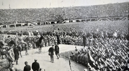 The grand opening of the Littoriale
