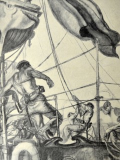 Spanish Civil War: sailors aboard a republican ship