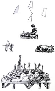 Plates from the Second Book of the De Humani Corporis Fabrica by Vesalius