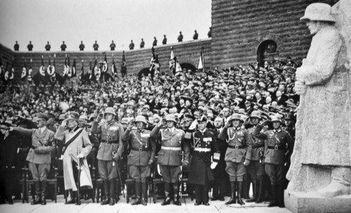 Funeral of President Paul Von Hindenburg
