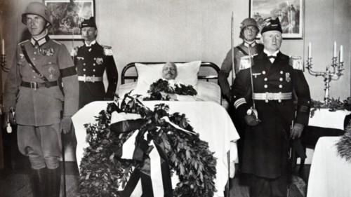 Death of President Paul Von Hindenburg