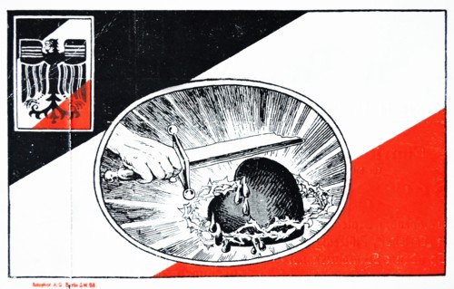 Postcard in support of the German National People's Party