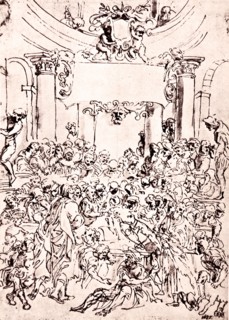 Plates from the Epitome of the De Humani Corporis Fabrica by Vesalius