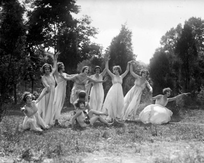 National American ballet outdoor practice 1924