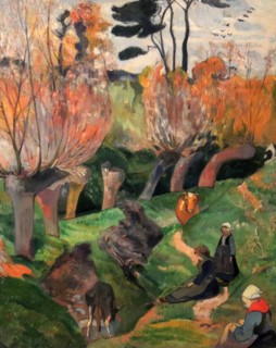 Landscape in Brittany, 1889 by Paul Gauguin (1848-1903), oil on canvas.
