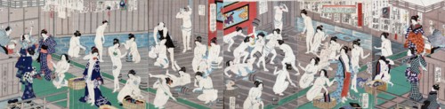 Naked bodies by Kunichika Toyohara