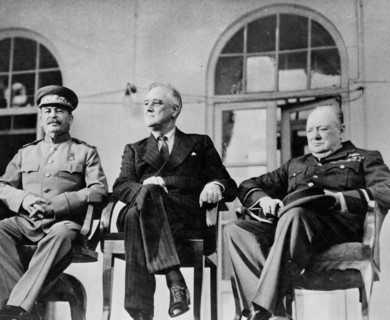 Roosevelt, Stalin and Churchill