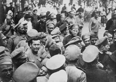 Russian troops during the first world War