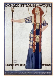 Richard Strauss music Festival Poster