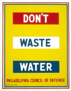 Don't waste water