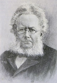 Engraving of Henrik Ibsen