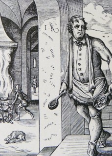 Woodcut of a Cook