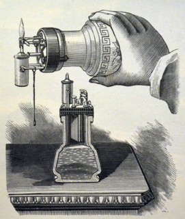 Wood engraving from ''Tout par l'Electricite' by Georges Dary