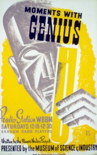 Poster for a radio presentation