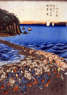 Opening celebration of Benzaiten Shrine at Enoshima in Soshu