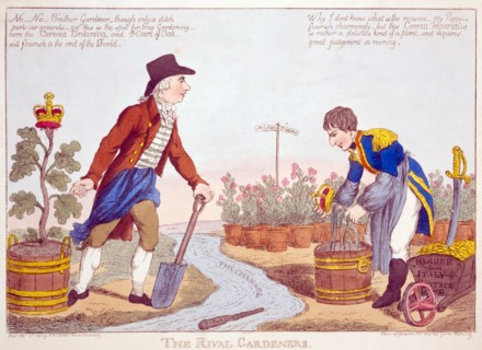 King George III of England and Napoleon I
