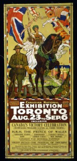 Advertisement for the Canadian National Exhibition, Toronto