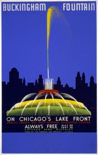 Buckingham Fountain on Chicago's lake front