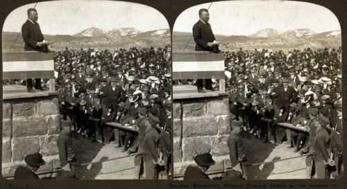 President Theodore Roosevelt's western tour