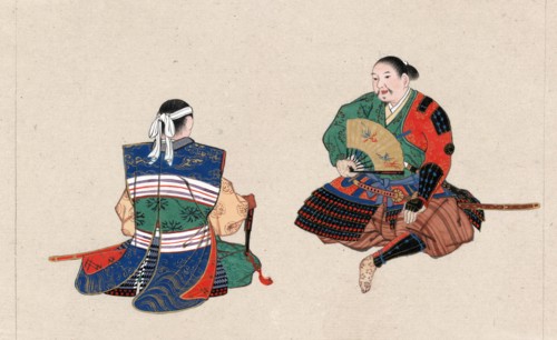 Armour of a samurai