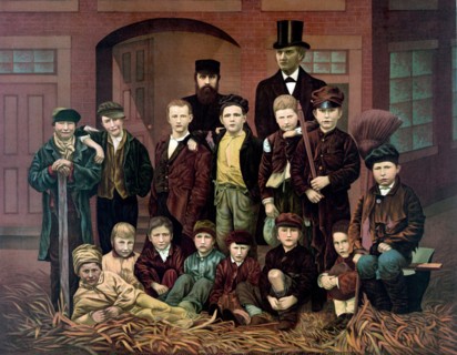 Chimney sweeps in London